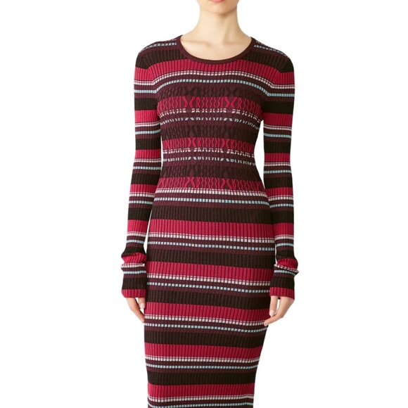 OPENING CEREMONY Rib Stripe Knit Dress Size Medium - Picture 1 of 9